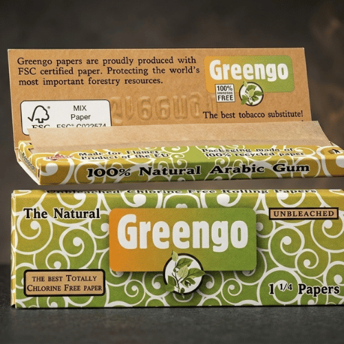 Greengo Organik Unbleached Sigara Kağıdı – Tekli