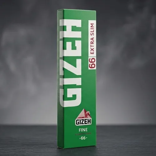 Gizeh kısa sigara kağıdı yeşil Fine - Extra Slim