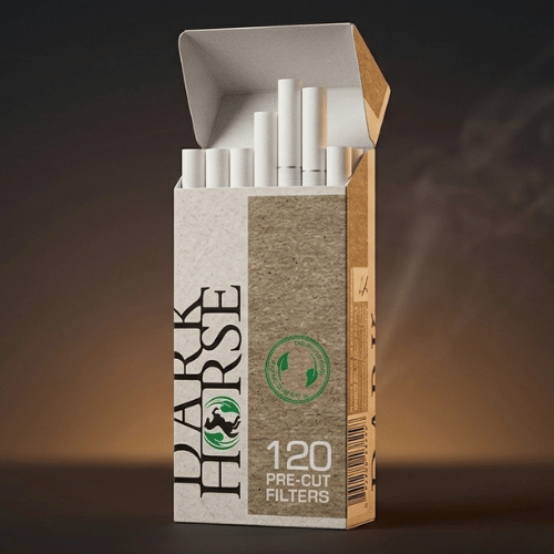 Dark Horse Extra Slim Organik sigara sarma filtresi – 5.7mm