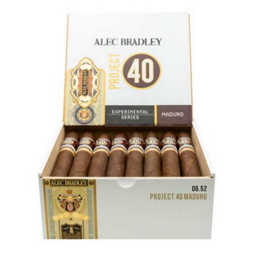 Alec Bradley Project 40 Maduro Puro – 24’s Ahşap Kutu