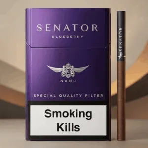 Senator Nano Blueberry sigara - Yabanmersini aromalı