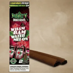 Juicy Double Wraps Wham Bam Karpuz Aromalı Puro Kağıdı