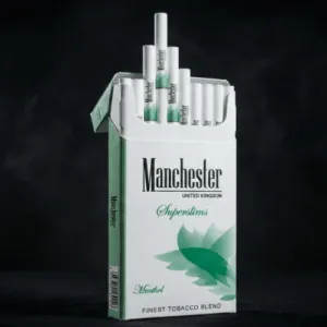 Manchester Superslims Menthol sigara - Mentol Aromalı